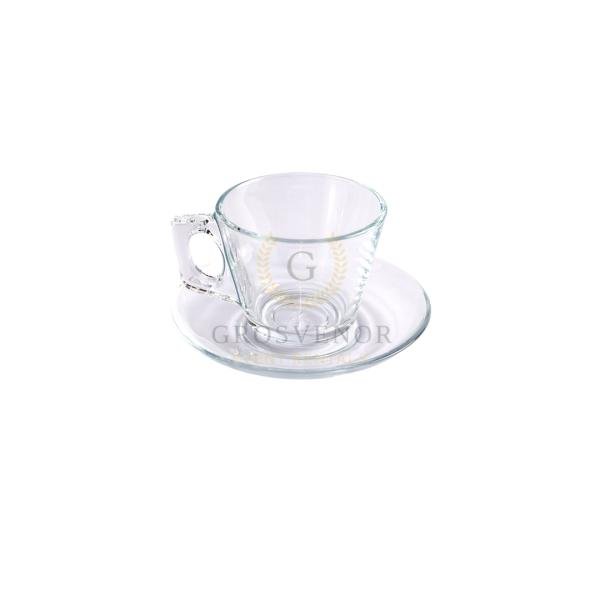 Glass Tea Cup and Saucer thumbnail