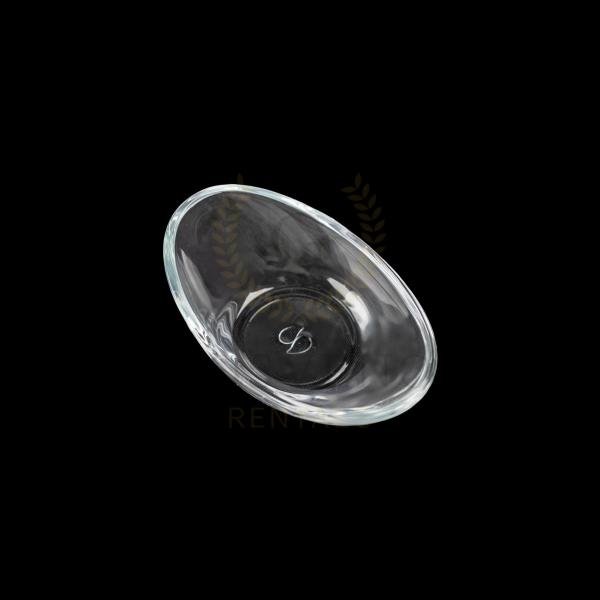 Mini Glass Tapas Dish - Shape 4 (25 per rack)