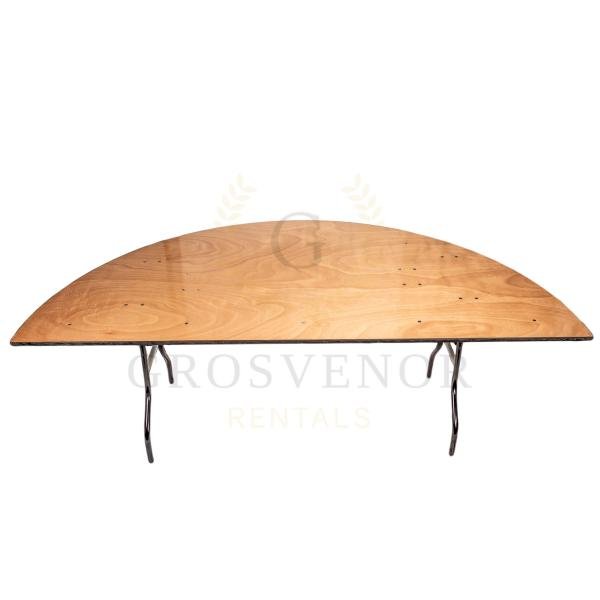 3ft Half Moon Table